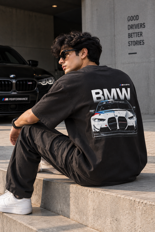 BMW M Performance Oversized T-Shirt – Black