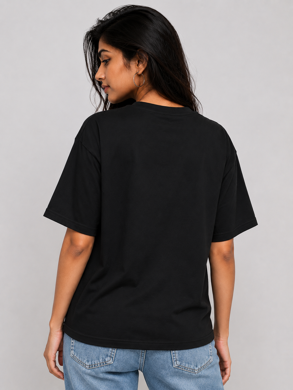 Tanjiro Oversized T-Shirt | 245 GSM Premium Cotton | Black | Unisex