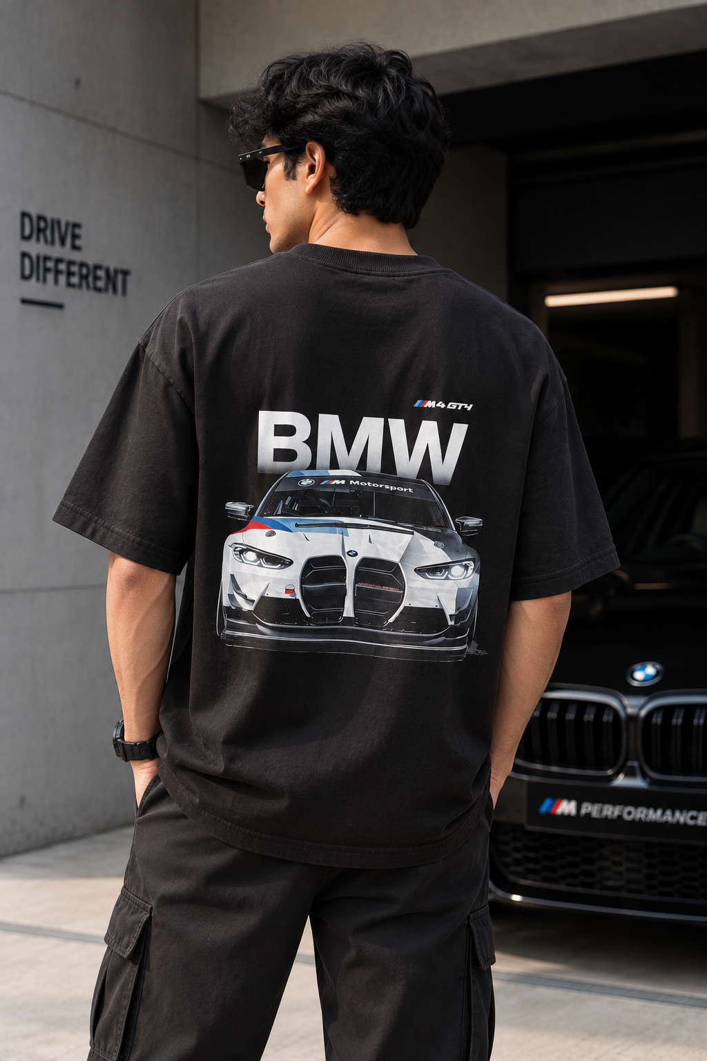BMW M Performance Oversized T-Shirt – Black
