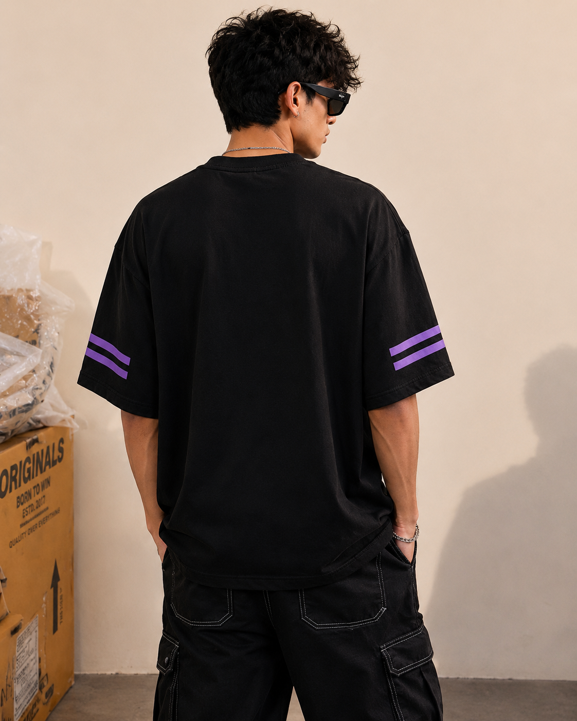 Black Panther Oversized T-Shirt | 245 GSM Premium Cotton | Black | Unisex