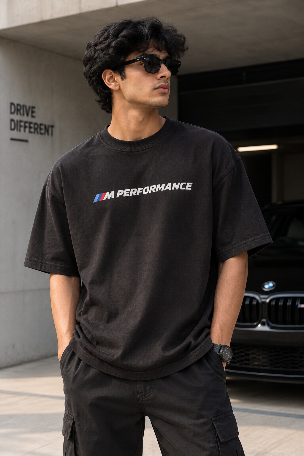 BMW M Performance Oversized T-Shirt – Black