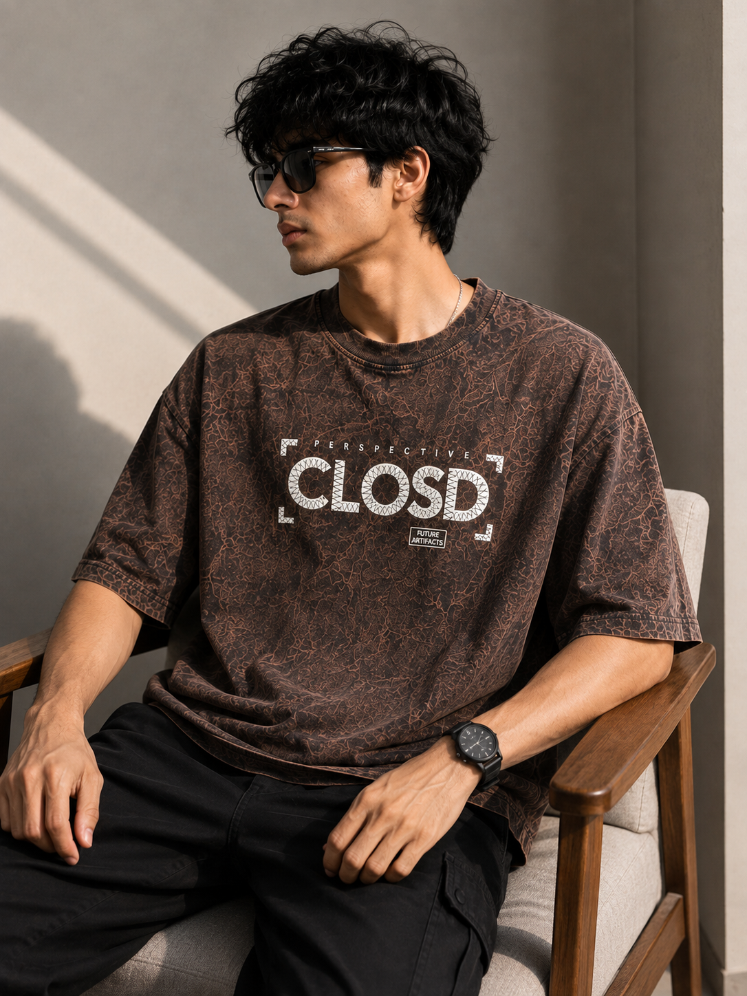 CLOSD — Perspective Oversized T-Shirt | 240GSM